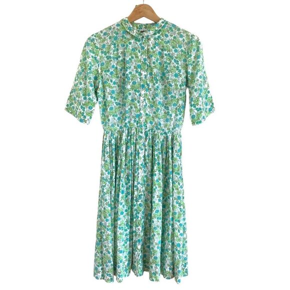 Vintage Dresses & Skirts - Vintage 50’s/60’s Village Tailor Floral Day Dress